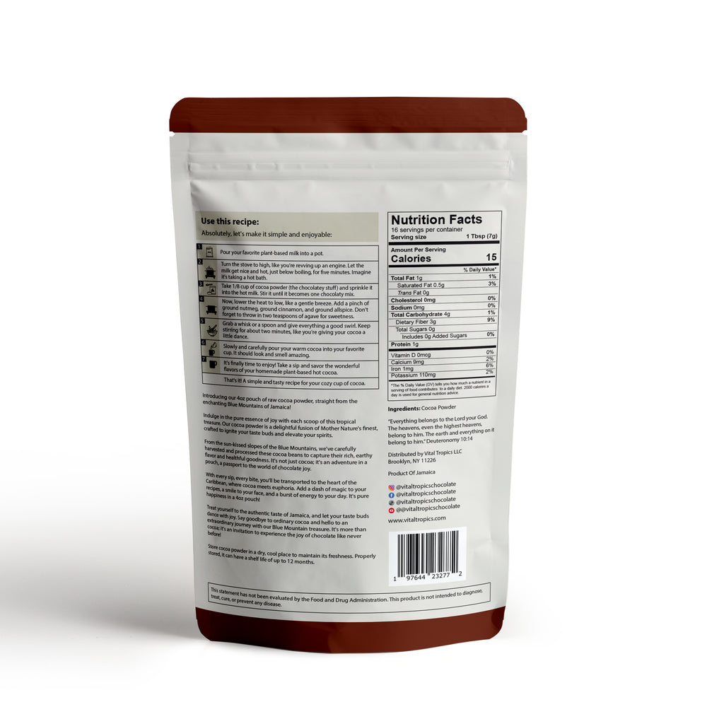 
                      
                        Natural Cocoa Powder With Nutrition Facts
                      
                    